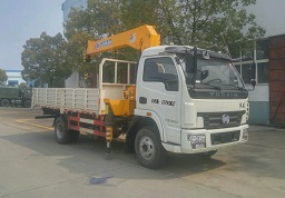 程力威牌CLW5166JSQN5型随车起重运输车